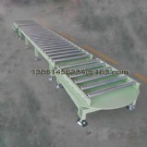 manual roller conveyor with working table