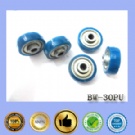 BW-30PU blue PU roll skate wheels