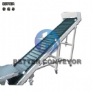 BC mobile inclined belt conveyor,cleated belt conveyor for parts convey