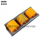 BC plastic roller track with 28mm dia.25mm width roller for flow rack
