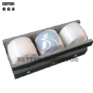 BC plastic flow rail with 33mm dia.22.5mm width wheel for rack system