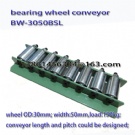 BW-3050BSL steel skate wheel conveyor
