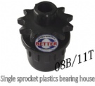 SP-28 Single sprocket plastics bearing housing
