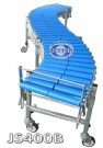 JS400B Roller extensible plastics roller conveyor