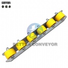 BC plastic wheel rails with 38mm dia.24mm width wheel