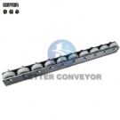 BC plastic wheel conveyor with 26mm dia.8mm width wheel
